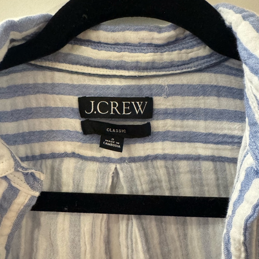 J crew gauze button down - Picture 2 of 4